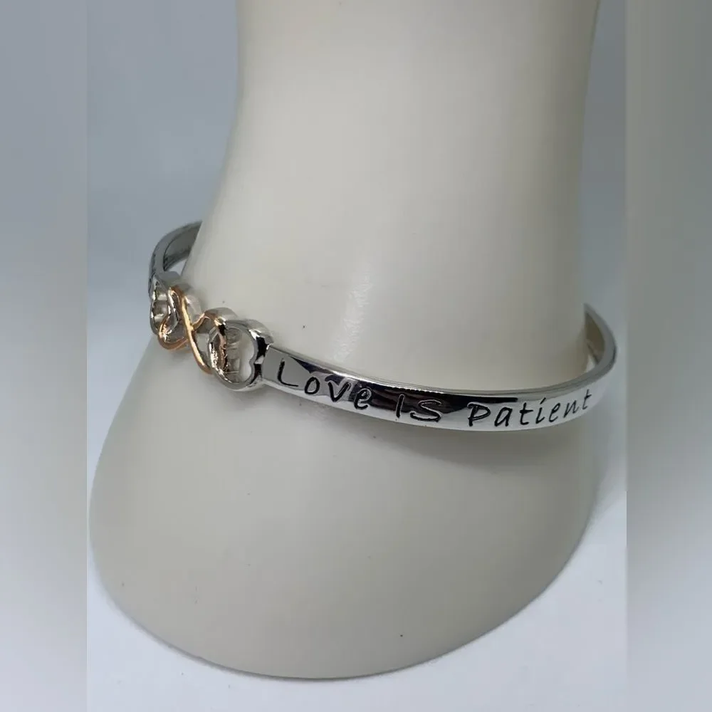 Two tone 925 Sterling Silver 